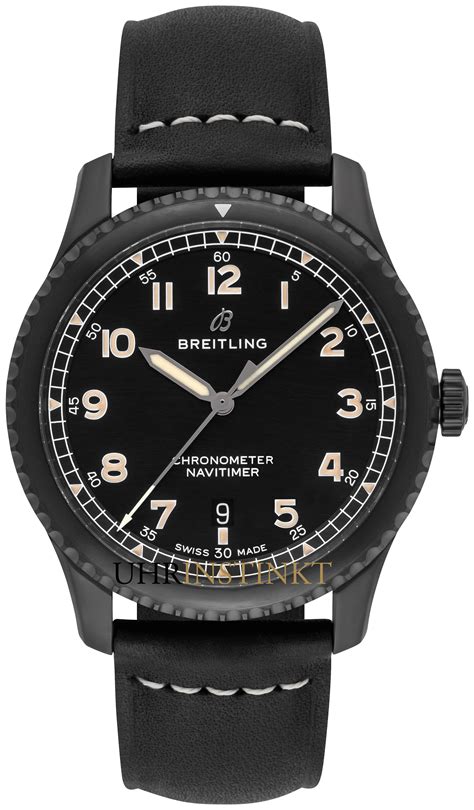 breitling black navitimer 8